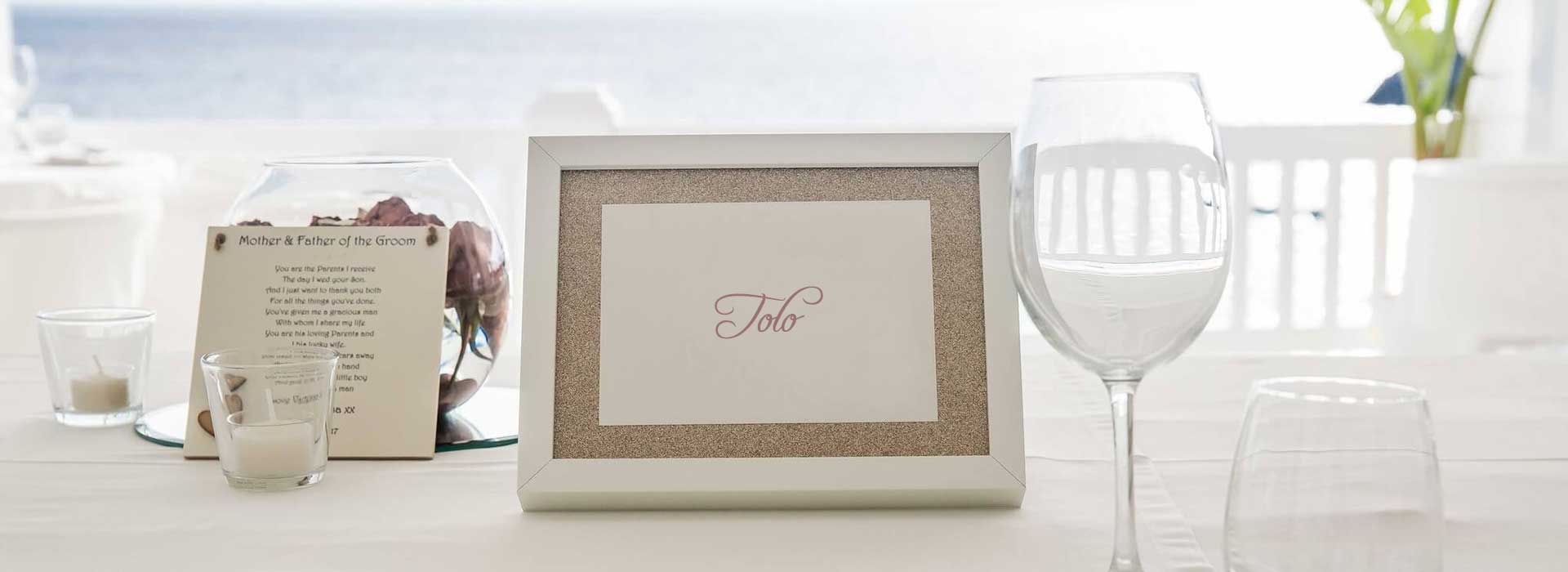 Γάμοι Προορισμού στην παραλία του Τολού στο Nelly's